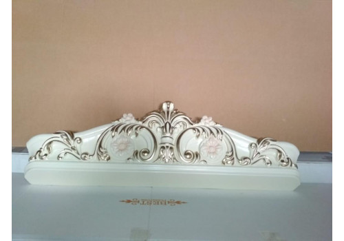 Столовая  Батичелла new , с 6-дверной витриной, слоновая кость