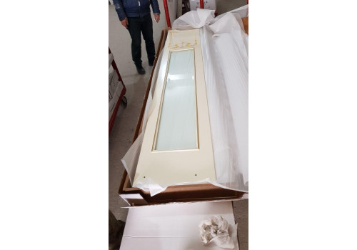 Столовая  Батичелла new , с 4-дверной витриной, слоновая кость