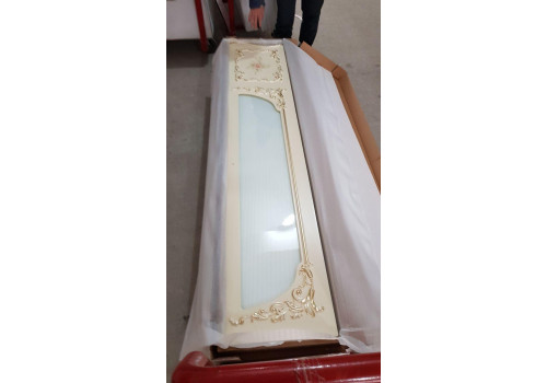 Столовая  Батичелла new , с 4-дверной витриной, слоновая кость