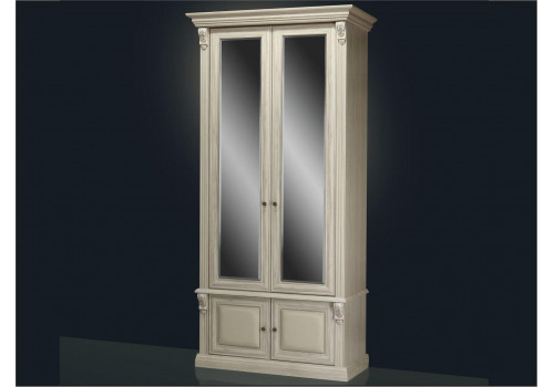 Шкаф 2-х створчатый с зеркалами  Б5.15-2 Карамель