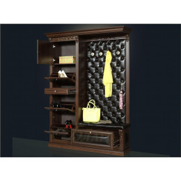 Вешалка с обувным шкафом Б5.16-21 Орех