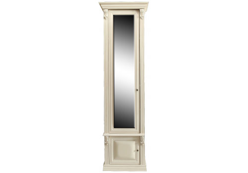 Шкаф 1-ств. с зеркалом  Б5.15-1 Карамель