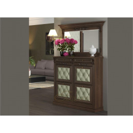 Обувница 4-х ст. с двумя ящиками Б5.16-19 Орех