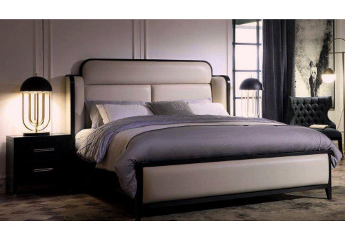 Кровать Бушерон MK-6206-PB двуспальная 180х200 см