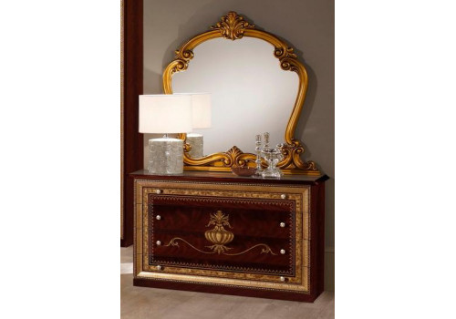 Комод  с зеркалом АНИТА  Могано