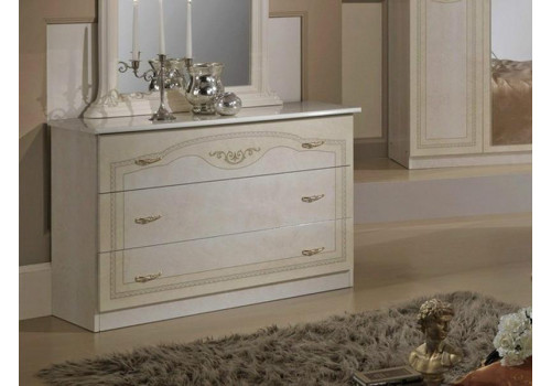 Диван Ассоль крем бирюза глянец