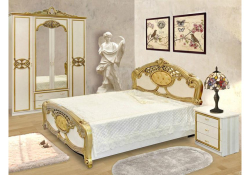 Комплект 4-х дверный ОЛЬГА беж/золото матовый