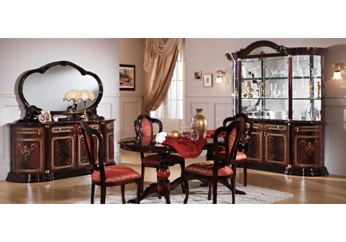 Витрина 2-х дверная РОЗА Могано