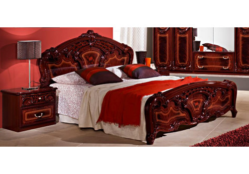 Кровать 2-х спальная  1400*2000 РОЗА Могано