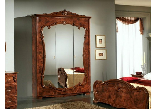 Шкаф 3-х дверный с зеркалами ТИЦИАНА