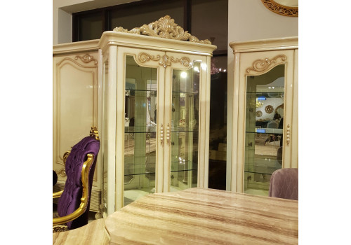 Витрина 2-дверная  Диана DIANA 907 , беж