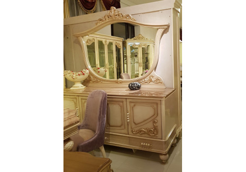 Спальня ДИАНА DIANA 907, c 6-дверным шкафом, слоновая кость