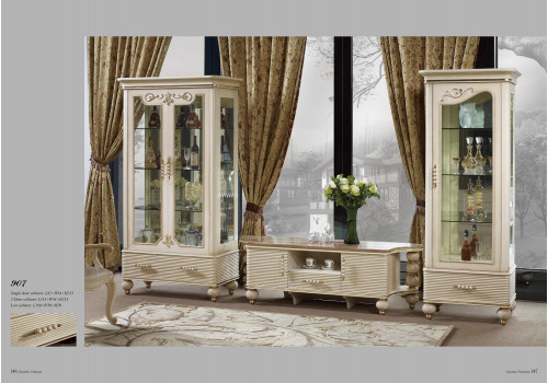 Витрина 2-дверная  Диана DIANA 907 , беж