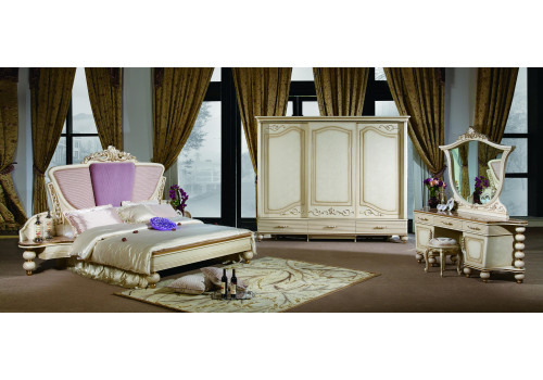 Спальня ДИАНА DIANA 907, c 3-дверным шкафом, слоновая кость