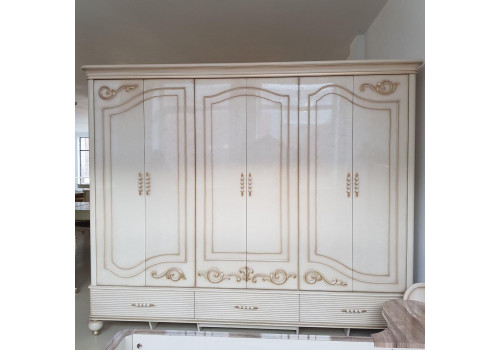 Спальня ДИАНА DIANA 907, c 3-дверным шкафом, слоновая кость