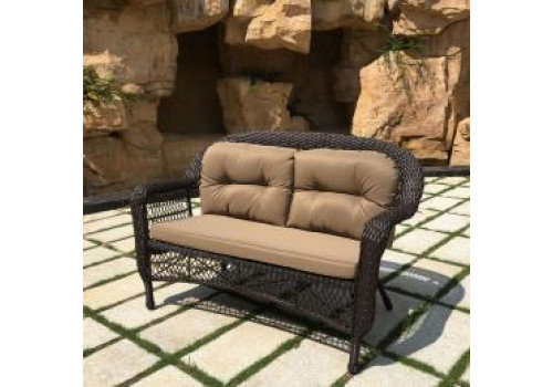 Плетеный диван LV520-1 Brown/Beige