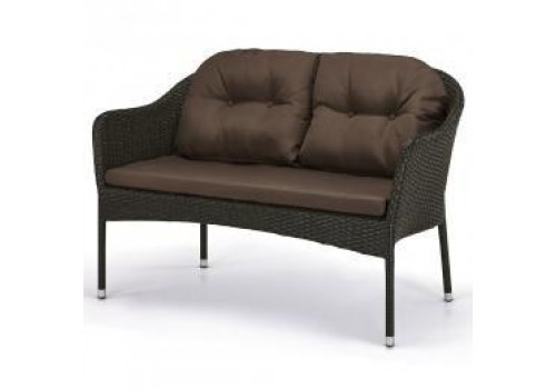 Плетеный диван S54A-W53 Brown