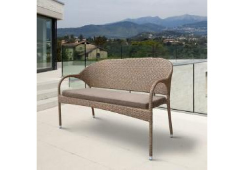 Плетеный диван S70B-W56 Light Brown