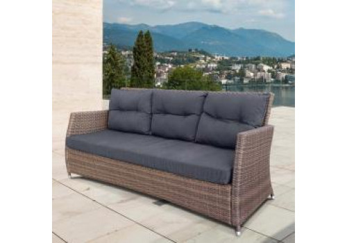 Плетеный трехместный диван AFM-308B-1 Beige