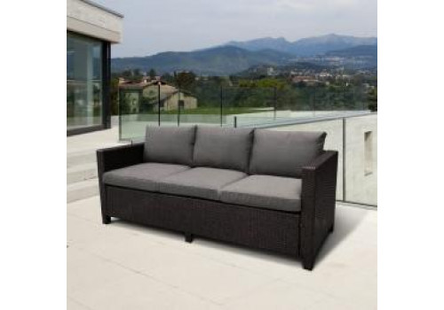 Плетеный диван S65A-W53 Brown