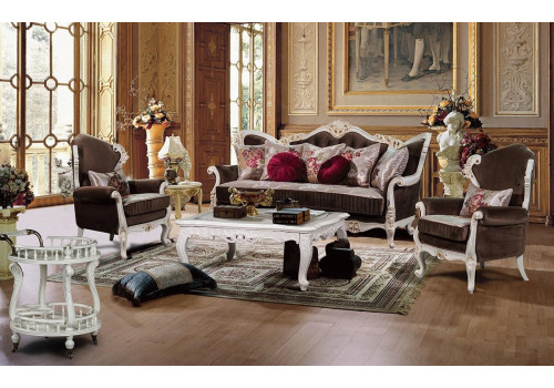 Комплект мягкой мебели ДРИМ-A F1601F-A, слоновая кость