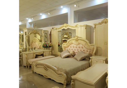 Стол туалетный С/З ДЖУЛЬЕТТА JULIET 3288, беж с золотом