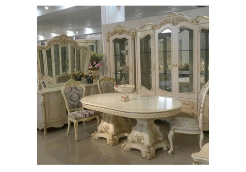 Стол  Джульетта JULIET 3288   (3.2-3.6-4.0М) , беж с золотом