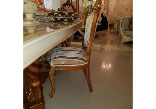 Стул  Екатерина EKATERINA 3906 , слоновая кость+орех