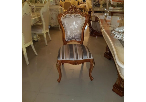 Стул  Екатерина EKATERINA 3906 , слоновая кость+орех