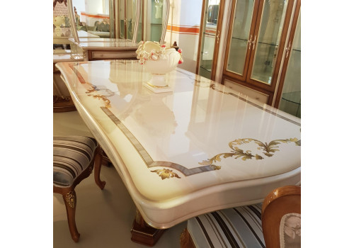 Столовая  Екатерина EKATERINA 3906 , слоновая кость+орех