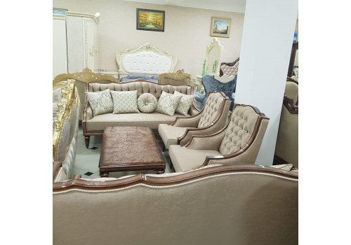 Комплект мягкой мебели ЭЛДЖИОФОР ELDGIOFOR, орех