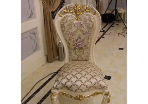 Стул обеденный ЭРИДАН ERIDAN 3917, слоновая кость