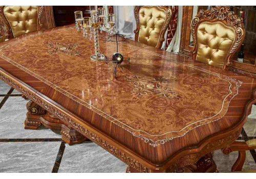 Стол обеденный ЭСМЕРАЛЬДА ESMERALDA 3909D, орех