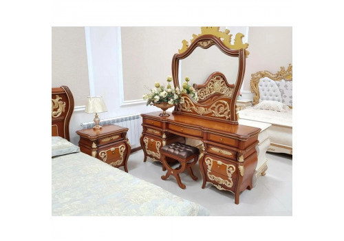 Спальня ФИЛАДЕЛЬФИЯ FILADELFIA 700, с 4-дверным шкафом, светлый орех