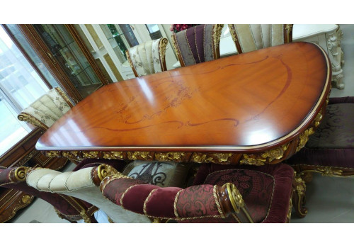 Столовая  Филадельфия FILADELFIA 700 , с овальным столом,стулья А орех