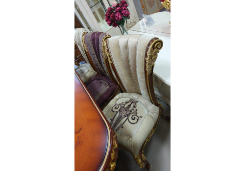 Столовая  Филадельфия FILADELFIA 700 , с круглым столом,стулья А орех