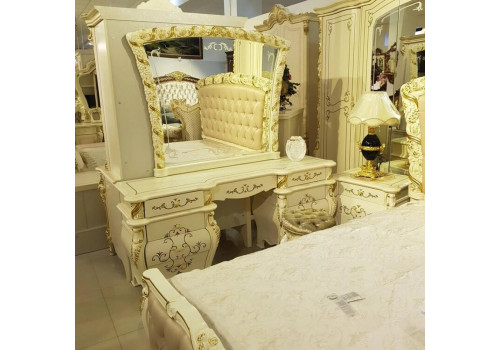 Спальня ФИОРА FIORA 3299, с 4-дверным шкафом, слоновая кость