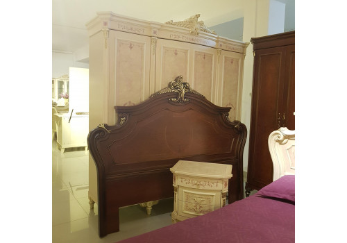 Спальня ФРАНЦИСКО FRANCISKO K03 B, с 4-дверным шкафом, орех