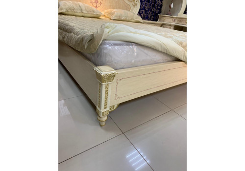 Спальня ФРАНЦИСКО FRANCISKO K03 W, с 4-дверным шкафом, слоновая кость