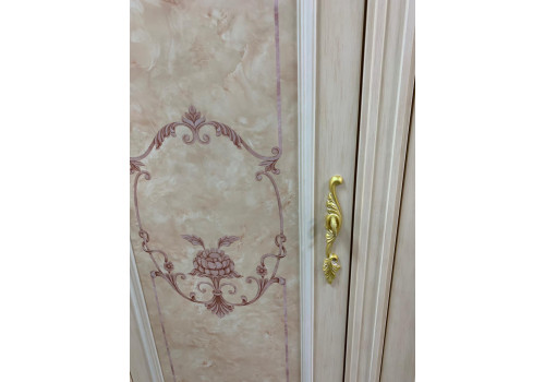 Спальня ФРАНЦИСКО FRANCISKO K03 W, с 4-дверным шкафом, слоновая кость