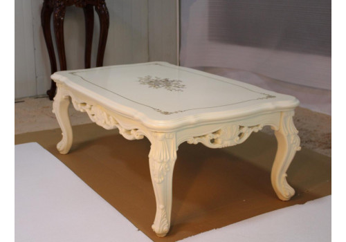 Стол журнальный FX2105-W, слоновая кость