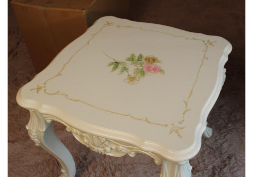 Стол журнальный FX2106-W, слоновая кость