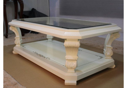 Стол журнальный FX2107-W, слоновая кость