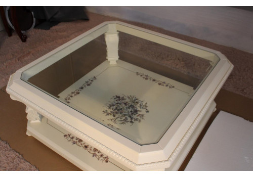 Стол журнальный FX2108-W, слоновая кость