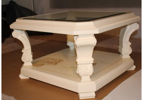 Стол журнальный FX2109-W, слоновая кость