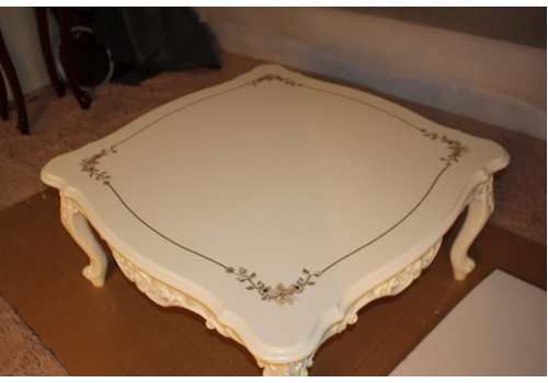 Стол журнальный FX2112-W, слоновая кость