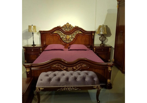 Спальня ГАБРИЭЛЛА GABRIELLA 8080, орех с золотом