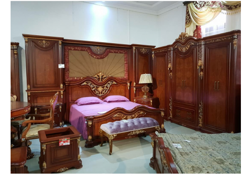 Стеновая панель ГАБРИЭЛЛА GABRIELLA 8080, орех с золотом