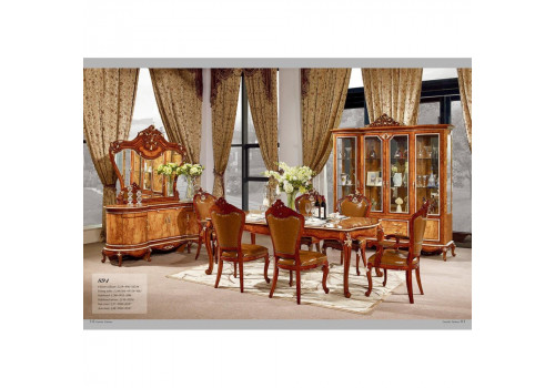 Витрина 4-дверная  Грация  GRACIA 891 , светлый орех