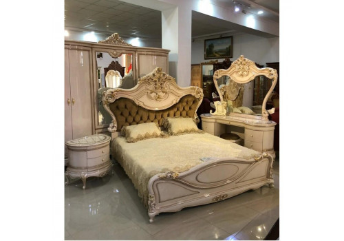 Кровать 1,8 м ГРАЦИЯ GRACIA (W) 891, слоновая кость